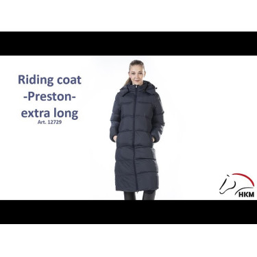 Cappotto Preston extra lungo HKM Blu scuro Cappotto Preston extra lungo HKM Blu scuro