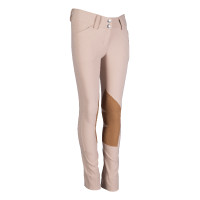 Pantaloni Jodhpur Hunter Kids II con rinforzi in Alos HKM Naturale scuro Beige Pantaloni Jodhpur Hunter Kids II con rinforzi in Alos HKM Naturale scuro Beige