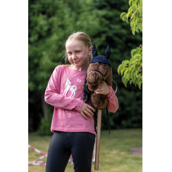 Cuffia anti-mosche Hobby Horsing HKM Blu scuro