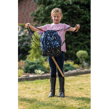 Borsa per il trasporto Hobby Horsing HKM Blu navy stelle