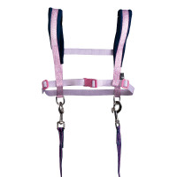 Imbracatura HKM Funny Horses Hearts Rosa / blu scuro