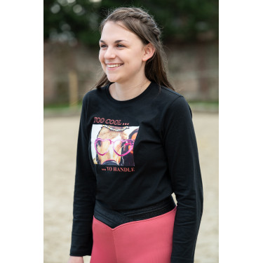 Polo a maniche lunghe Ruby Fun HKM Polo a maniche lunghe Ruby Fun HKM