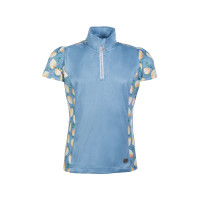 T-shirt funzionale Austin Kids HKM Giallo chiaro / azzurro cielo Blu T-shirt funzionale Austin Kids HKM Giallo chiaro / azzurro cielo Blu