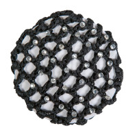 Rete con pietre brillanti HKM Nero Rete con pietre brillanti HKM Nero