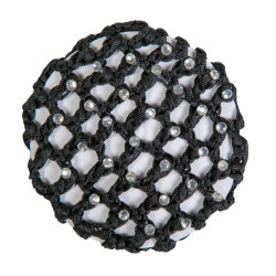 Rete con pietre brillanti HKM Nero Rete con pietre brillanti HKM Nero