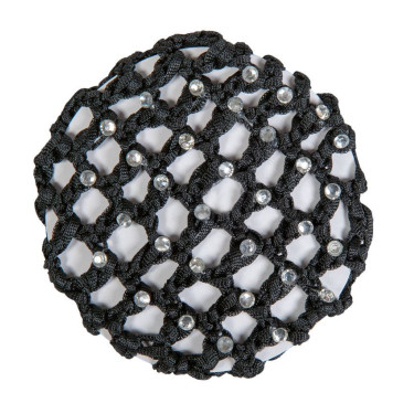 Rete con pietre brillanti HKM Nero Rete con pietre brillanti HKM Nero