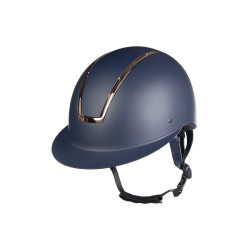 Casco Lady Shield HKM Blu scuro / oro rosa Blu marino