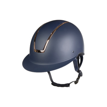 Casco Lady Shield HKM Blu scuro / oro rosa Blu marino