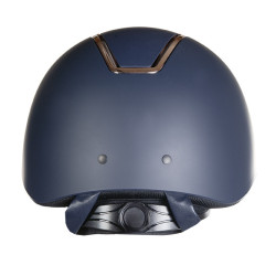 Casco Lady Shield HKM Blu scuro / oro rosa Blu marino