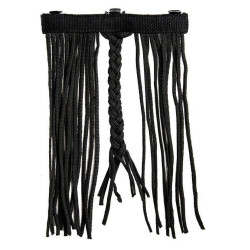 Clip per criniera o coda per cavallo in legno HKM FH Nero