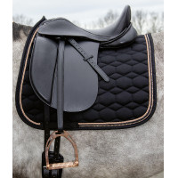 Tappeto Rosegold Glamour Style HKM Nero / oro rosa