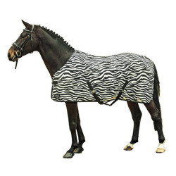 Coperta anti-mosche Zebra con cinghie incrociate HKM Coperta anti-mosche Zebra con cinghie incrociate HKM