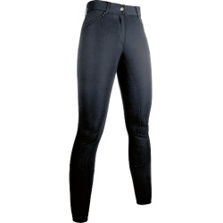 Pantaloni Rosegold Glamour Style fondo integrale Alos HKM Nero / oro rosa Pantaloni Rosegold Glamour Style fondo integrale Alos HKM Nero / oro rosa
