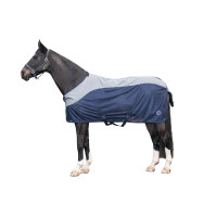 Coperta antimosche Rain HKM Blu scuro / grigio