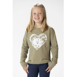 Polo a maniche lunghe Horse Spirit HKM Polo a maniche lunghe Horse Spirit HKM