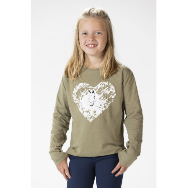 Polo a maniche lunghe Horse Spirit HKM Polo a maniche lunghe Horse Spirit HKM