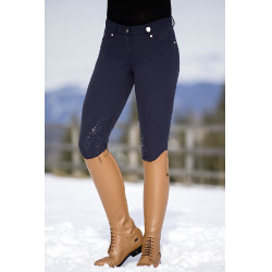 Pantaloni Lauria Garrelli Basic con grip in silicone Blu scuro Pantaloni Lauria Garrelli Basic con grip in silicone Blu scuro