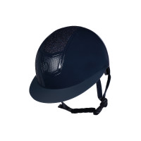 Casco Shiny Diamond HKM Blu scuro