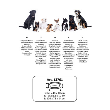 Letto per cane Anam Cara ovale HKM Letto per cane Anam Cara ovale HKM