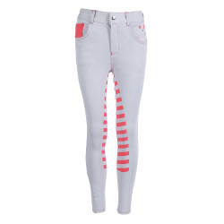Hose Bibi&Tina Vollbesatz Silikon HKM Grigio chiaro Hose Bibi&Tina Vollbesatz Silikon HKM Grigio chiaro