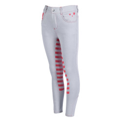 Hose Bibi&Tina Vollbesatz Silikon HKM Grigio chiaro Hose Bibi&Tina Vollbesatz Silikon HKM Grigio chiaro