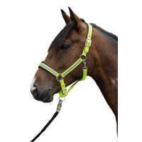 Cavezzone Riflettente HKM Giallo fluo Cavezzone Riflettente HKM Giallo fluo