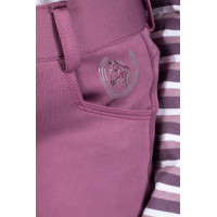 Pantaloni Alva con fondo integrale in silicone HKM Lilla scuro Viola