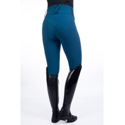 Pantaloni Port Royal con fondo integrale in silicone HKM Blu scuro