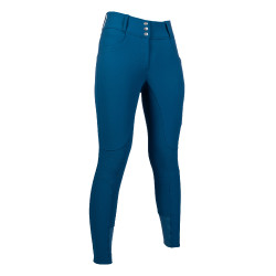 Pantaloni Port Royal con fondo integrale in silicone HKM Blu scuro