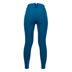 Pantaloni Port Royal con fondo integrale in silicone HKM Blu scuro