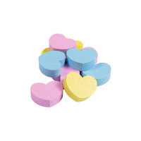 Dolcetti in legno HKM Hearts Giallo / rosa / blu acqua