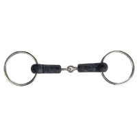 Filet ad anelli HKM 18 mm gomma Nero Filet ad anelli HKM 18 mm gomma Nero