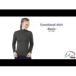 T-shirt tecnico HKM Basic a maniche lunghe T-shirt tecnico HKM Basic a maniche lunghe