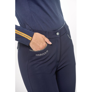 Pantaloni in pile da equitazione Harcour Jaipur Marina Pantaloni in pile da equitazione Harcour Jaipur Marina