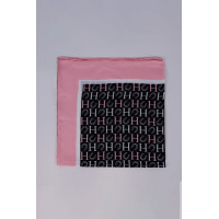 Foulard Harcour Sarja Nero / rosa / bianco Foulard Harcour Sarja Nero / rosa / bianco