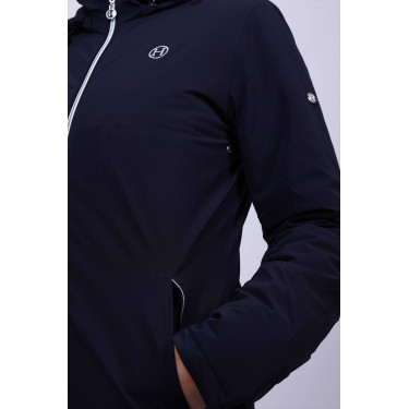 Parka lunga Harcour Robertah donna Marina Blu marino