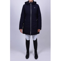 Parka lunga Harcour Robertah donna Marina Blu marino