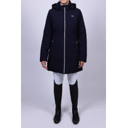 Parka lunga Harcour Robertah donna Marina Blu marino