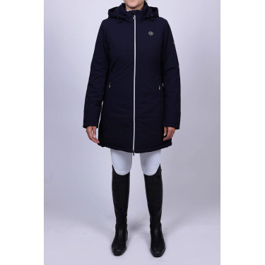 Parka lunga Harcour Robertah donna Marina Blu marino