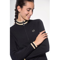 Polo Tecnico Harcour Alpha donna Nero