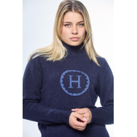 Maglione Harcour Plaza donna Marina Blu marino