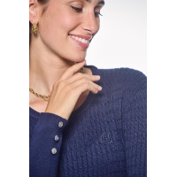 Maglione Harcour Pompadou donna Marina Blu marino