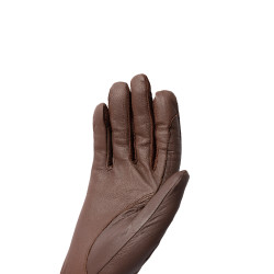 Guanti in pelle e mesh da donna Horze Marrone