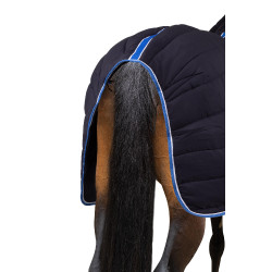 Sottocoperta da scuderia con collo Horze Glasgow 250 g Blu scuro