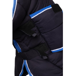 Sottocoperta da scuderia con collo Horze Glasgow 250 g Blu scuro