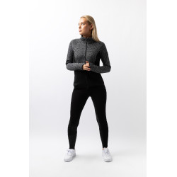 Giacca in pile Neve Horze Caviale nero