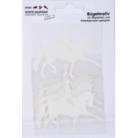 Toppa termoadesiva dressage HKM Bianco Toppa termoadesiva dressage HKM Bianco
