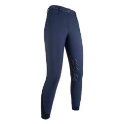 Pantaloni softshell Elegance Style con rinforzi in silicone HKM Blu scuro Pantaloni softshell Elegance Style con rinforzi in silicone HKM Blu scuro