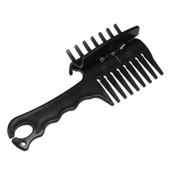 Pettine con aiuto per intrecciare HKM Nero