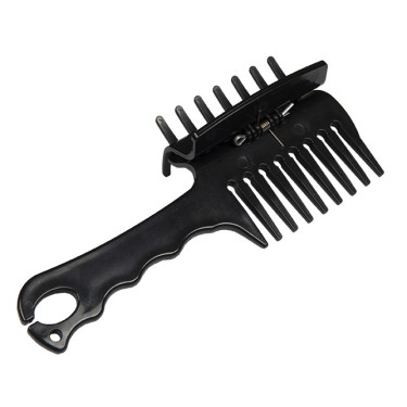 Pettine con aiuto per intrecciare HKM Nero